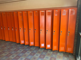 Fennville City Schools, MI - Electrostatic Painting of Lockers