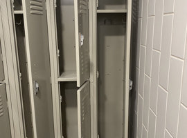 Progressive Insurance, Highland Heights, OH Electrostatic Painting of Lockers