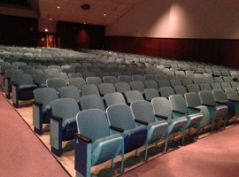 Tiverton High School Auditorium Seating Reupholstering