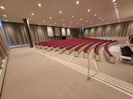 Albright Knox Art Gallery, Buffalo, NY - Audience Seat Reupholstery and Powder Coating