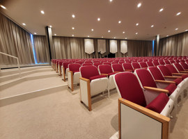 Albright Knox Art Gallery, Buffalo, NY - Audience Seat Reupholstery and Powder Coating