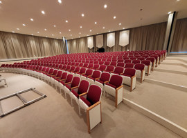 Albright Knox Art Gallery, Buffalo, NY - Audience Seat Reupholstery and Powder Coating