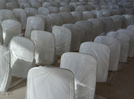 Albright Knox Art Gallery, Buffalo, NY - Audience Seat Reupholstery and Powder Coating