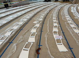 Albright Knox Art Gallery, Buffalo, NY - Audience Seat Reupholstery and Powder Coating