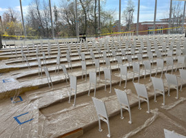 Albright Knox Art Gallery, Buffalo, NY - Audience Seat Reupholstery and Powder Coating