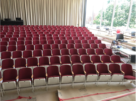 Albright Knox Art Gallery, Buffalo, NY - Audience Seat Reupholstery and Powder Coating