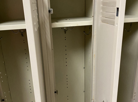Avon Heritage Elementary School, Avon, Ohio Electrostatic Locker Painting