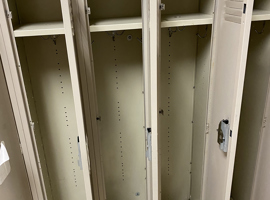 Avon Heritage Elementary School, Avon, Ohio Electrostatic Locker Painting