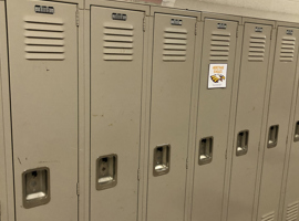 Avon Heritage Elementary School, Avon, Ohio Electrostatic Locker Painting