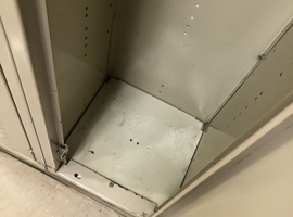 Avon Heritage Elementary School, Avon, Ohio Electrostatic Locker Painting