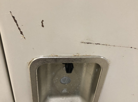 Avon Heritage Elementary School, Avon, Ohio Electrostatic Locker Painting