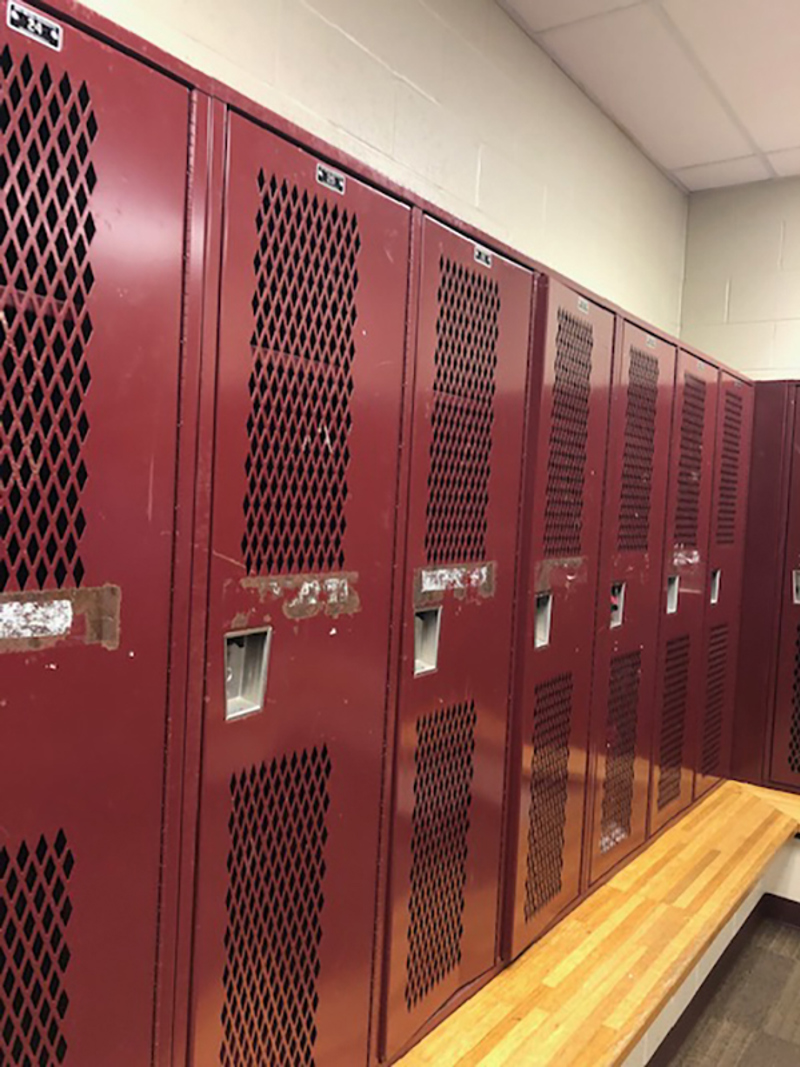 Avon Lake Public Schools, OH - Electrostatic Painting of Lockers