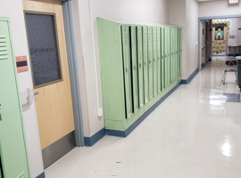 Berne-Knox-Westerlo CSD, Berne, NY Electrostatic Painting of Lockers