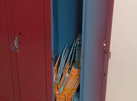 Berne-Knox-Westerlo CSD, Berne, NY Electrostatic Painting of Lockers