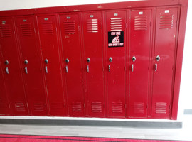 Bunker Hill Community Unit School District #8, Bunker Hill, IL - Electrostatic Painting of Lockers