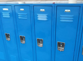 Byron Center Public Schools, Byron Center, MI Electrostatic Painting of Lockers