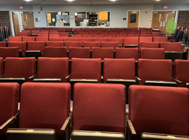 Carroll County Community College, Westminster, MD - Scott Theater Reupholstering of Auditorium Seats