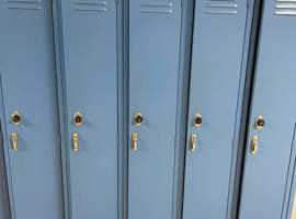 Port Sanilac School District, Carsonville, MI Electrostatic Painting of Lockers