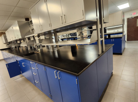 Columbia Chemical, Brunswick, OH - Electrostatic Painting of Laboratory Casework