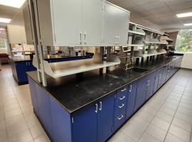 Columbia Chemical, Brunswick, OH - Electrostatic Painting of Laboratory Casework