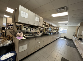 Columbia Chemical, Brunswick, OH - Electrostatic Painting of Laboratory Casework