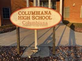 Columbiana High School, Columbiana, OH Electrostatic Painting of Lockers