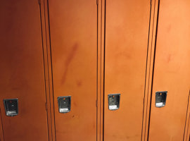 Columbiana High School, Columbiana, OH Electrostatic Painting of Lockers