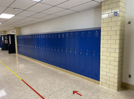 Copley-Fairlawn City Schools, Copley Township, OH - Electrostatic Painting of Lockers