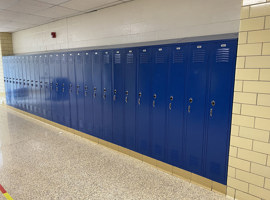 Copley-Fairlawn City Schools, Copley Township, OH - Electrostatic Painting of Lockers