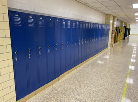 Copley-Fairlawn City Schools, Copley Township, OH - Electrostatic Painting of Lockers