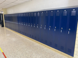 Copley-Fairlawn City Schools, Copley Township, OH - Electrostatic Painting of Lockers