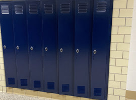 Copley-Fairlawn City Schools, Copley Township, OH - Electrostatic Painting of Lockers