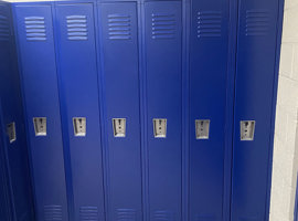 Davis Family YMCA, Youngstown, OH Electrostatic Painting of Lockers