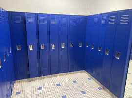 Davis Family YMCA, Youngstown, OH Electrostatic Painting of Lockers