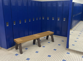 Davis Family YMCA, Youngstown, OH Electrostatic Painting of Lockers