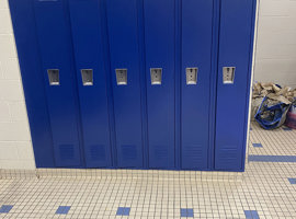 Davis Family YMCA, Youngstown, OH Electrostatic Painting of Lockers