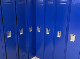 Davis Family YMCA, Youngstown, OH Electrostatic Painting of Lockers