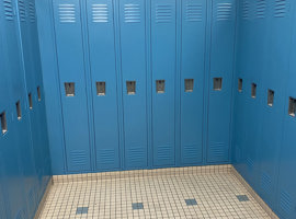 Davis Family YMCA, Youngstown, OH Electrostatic Painting of Lockers