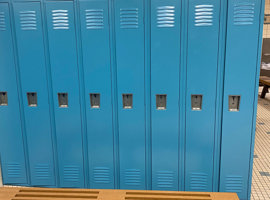 Davis Family YMCA, Youngstown, OH Electrostatic Painting of Lockers