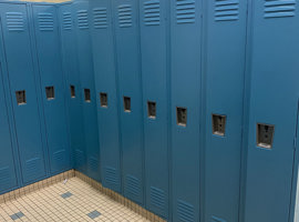 Davis Family YMCA, Youngstown, OH Electrostatic Painting of Lockers