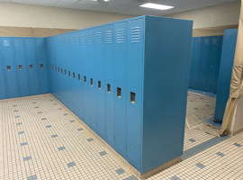 Davis Family YMCA, Youngstown, OH Electrostatic Painting of Lockers