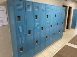 Davis Family YMCA, Youngstown, OH Electrostatic Painting of Lockers