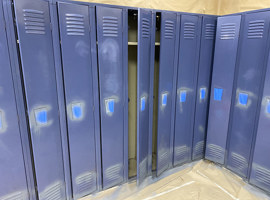 Davis Family YMCA, Youngstown, OH Electrostatic Painting of Lockers