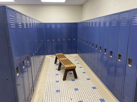 Davis Family YMCA, Youngstown, OH Electrostatic Painting of Lockers