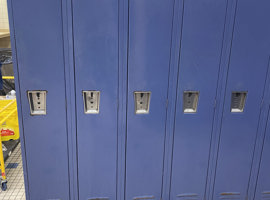 Davis Family YMCA, Youngstown, OH Electrostatic Painting of Lockers