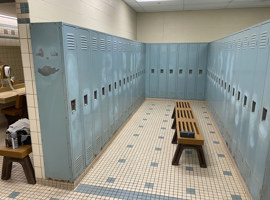 Davis Family YMCA, Youngstown, OH Electrostatic Painting of Lockers