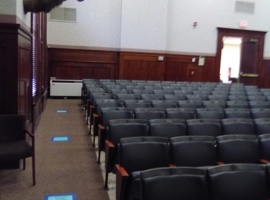 Elk County Courthouse, PA Reupholstery of Auditorium Seating