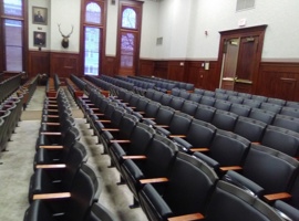 Elk County Courthouse, PA Reupholstery of Auditorium Seating