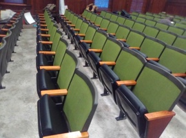 Elk County Courthouse, PA Reupholstery of Auditorium Seating