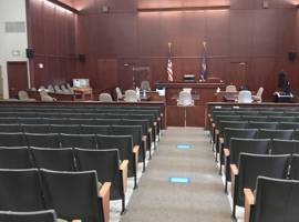 Elk County Courthouse, PA Reupholstery of Auditorium Seating